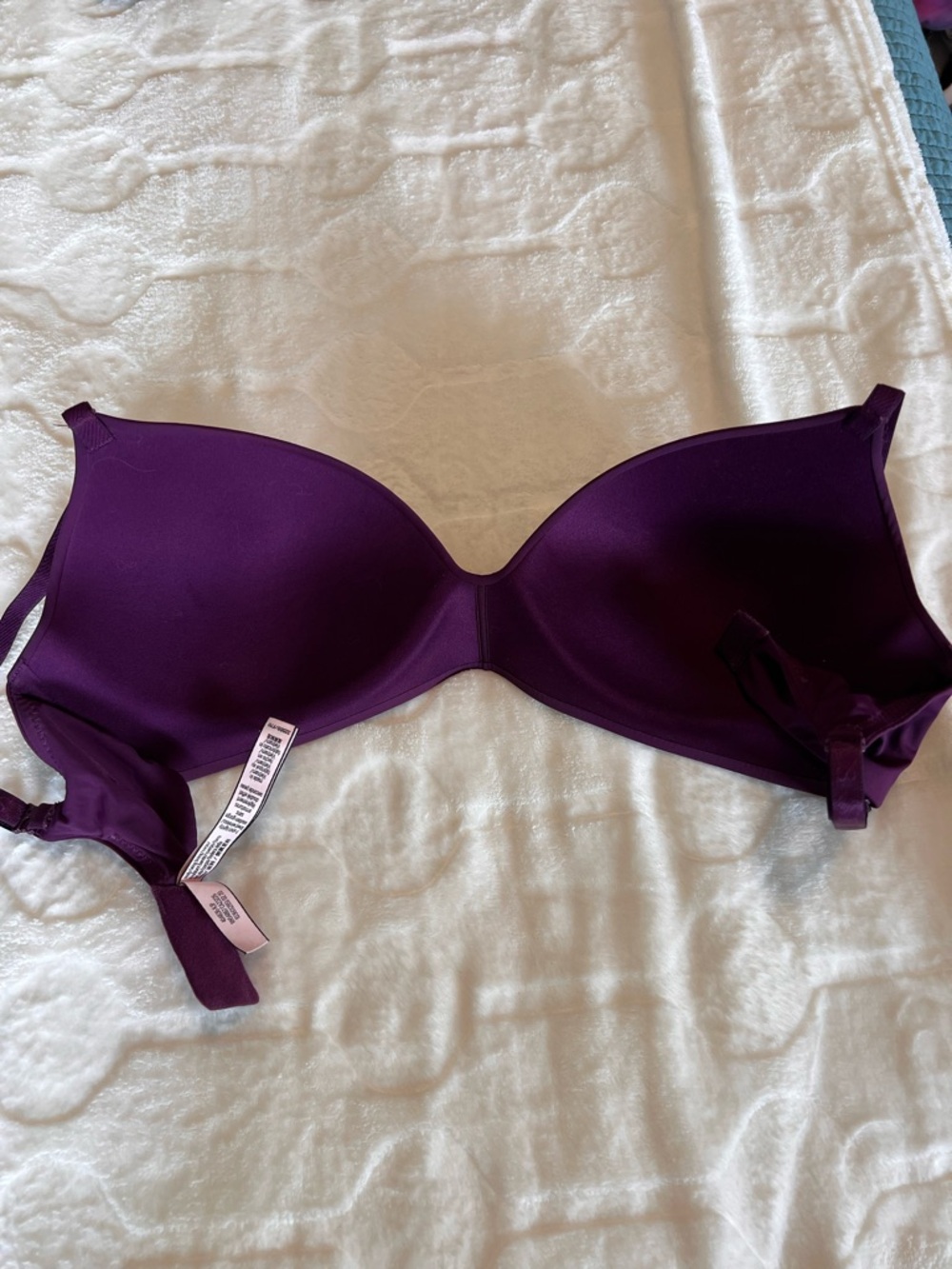Victoria's Secret Plum Seamless T-Shirt Wireless Bra 32ddd - Picture 4 of 4